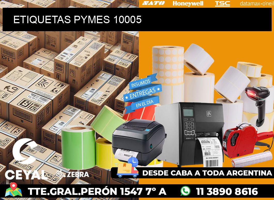 ETIQUETAS PYMES 10005