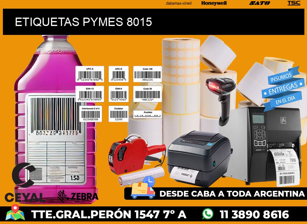 ETIQUETAS PYMES 8015