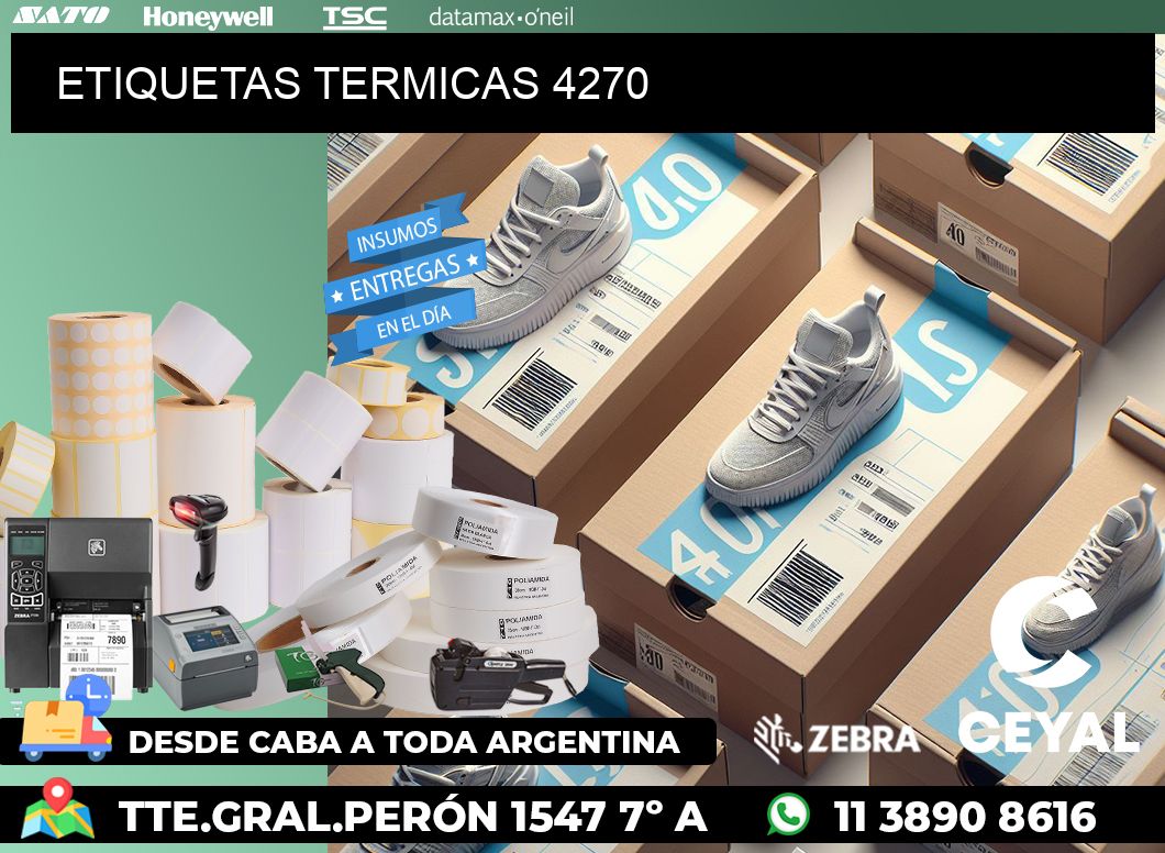 ETIQUETAS TERMICAS 4270