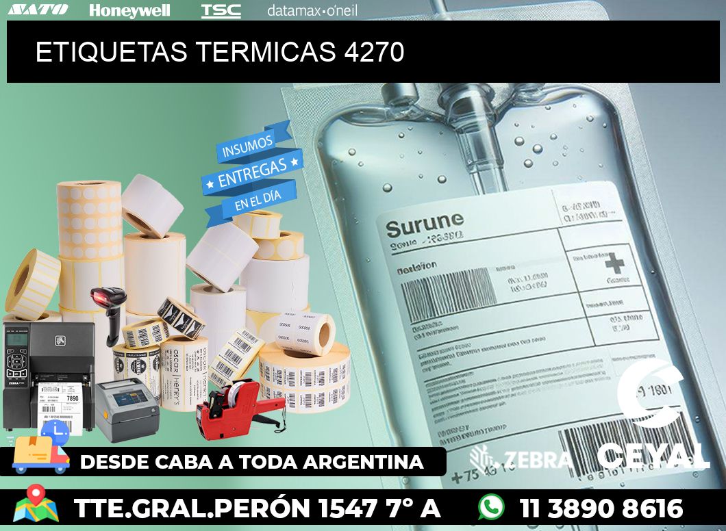 ETIQUETAS TERMICAS 4270