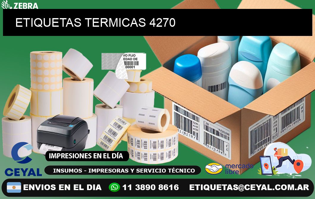 ETIQUETAS TERMICAS 4270