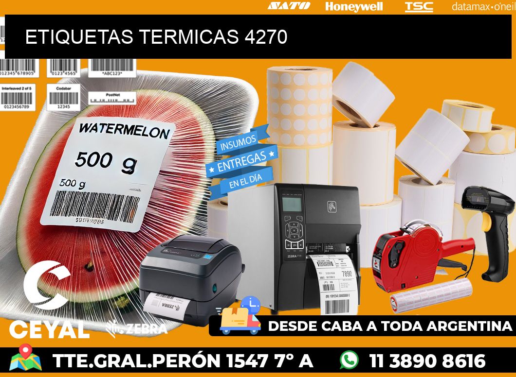 ETIQUETAS TERMICAS 4270