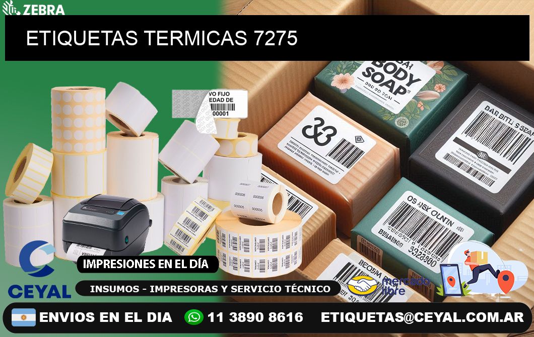 ETIQUETAS TERMICAS 7275