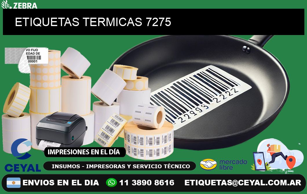 ETIQUETAS TERMICAS 7275