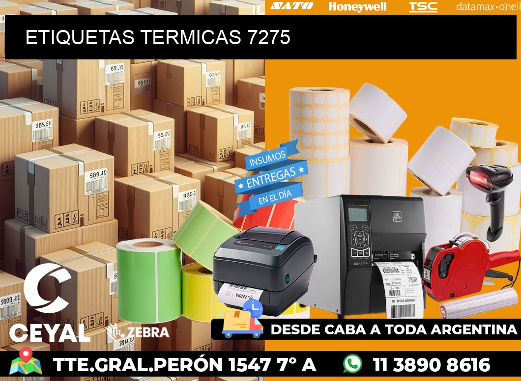 ETIQUETAS TERMICAS 7275