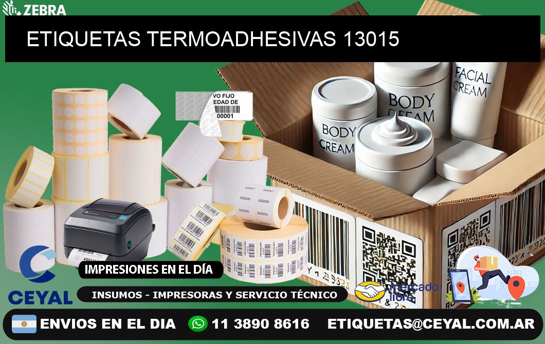 ETIQUETAS TERMOADHESIVAS 13015