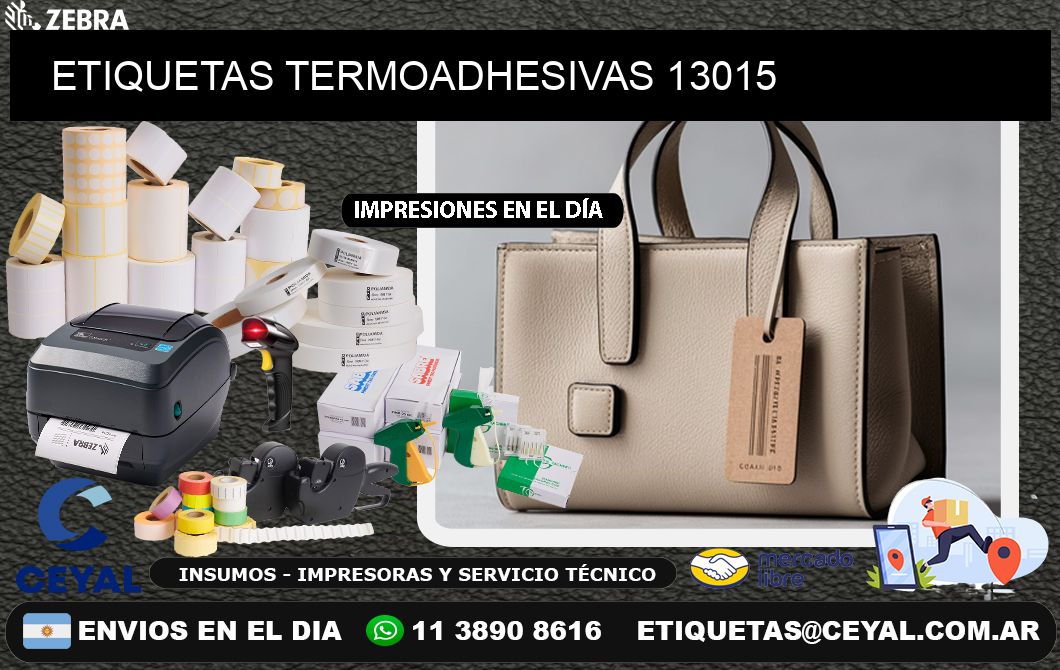 ETIQUETAS TERMOADHESIVAS 13015