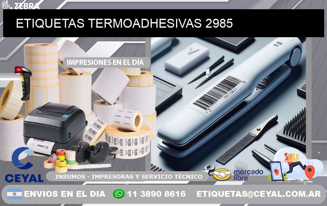 ETIQUETAS TERMOADHESIVAS 2985