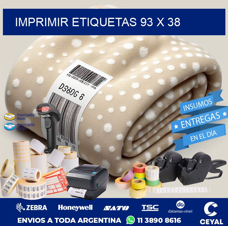 IMPRIMIR ETIQUETAS 93 x 38