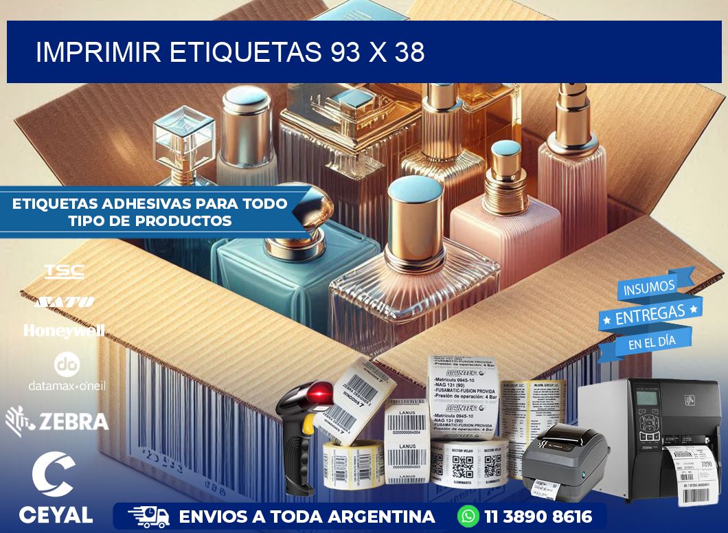 IMPRIMIR ETIQUETAS 93 x 38