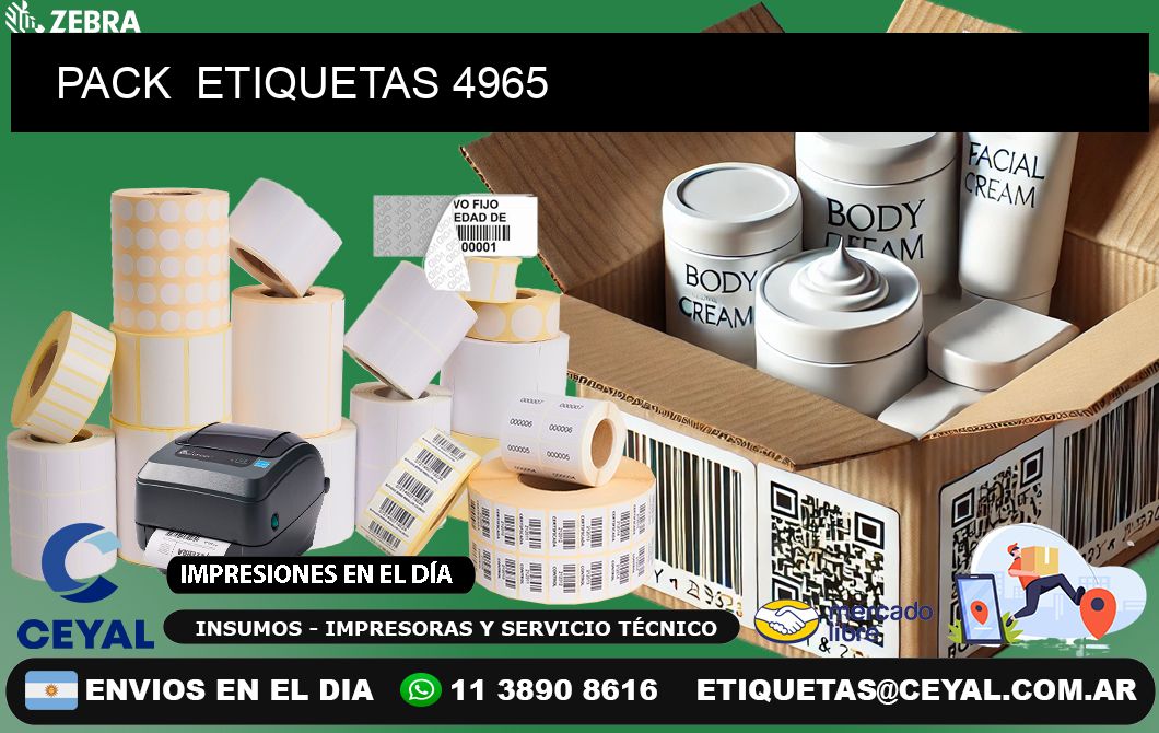 PACK  ETIQUETAS 4965