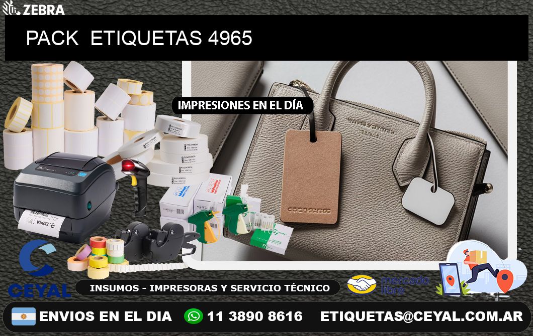 PACK  ETIQUETAS 4965