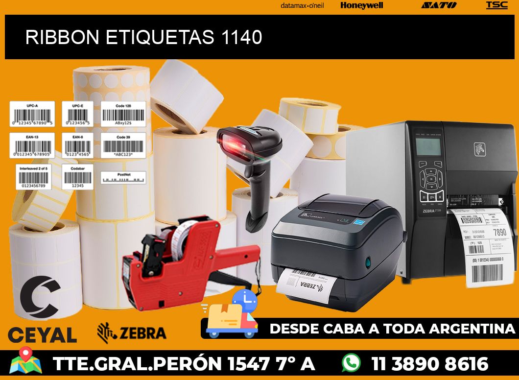 RIBBON ETIQUETAS 1140