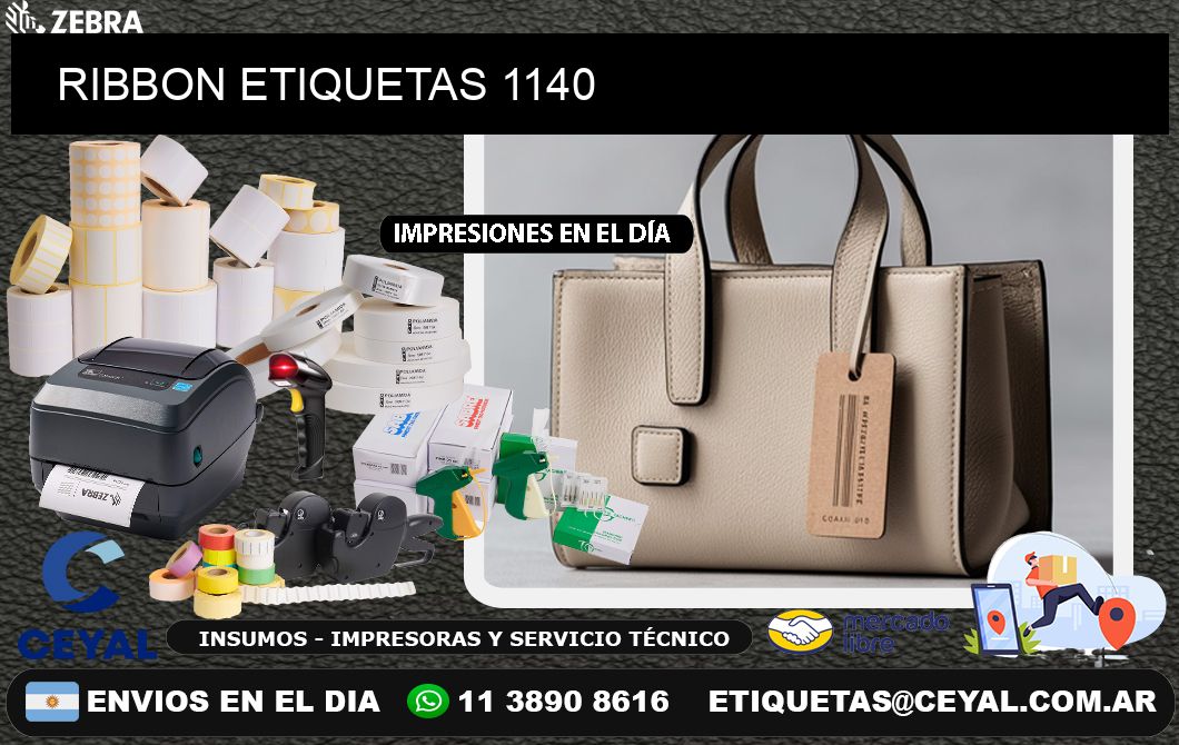 RIBBON ETIQUETAS 1140