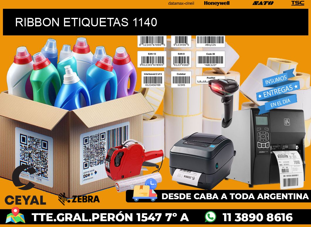 RIBBON ETIQUETAS 1140