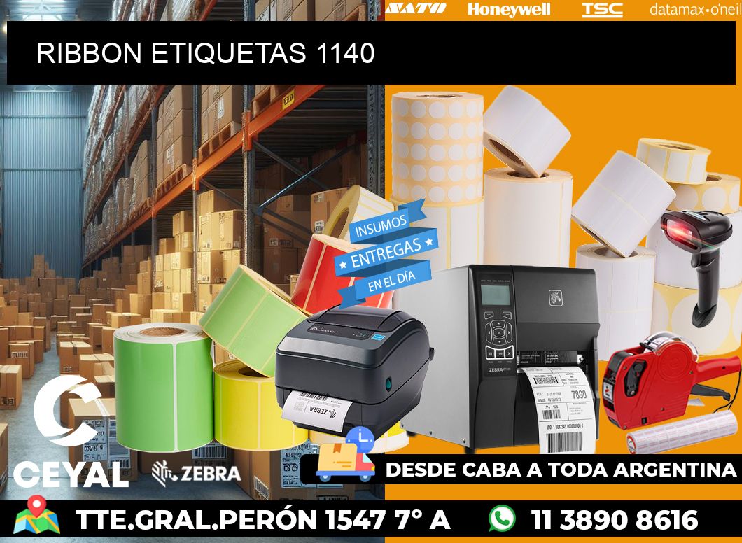 RIBBON ETIQUETAS 1140