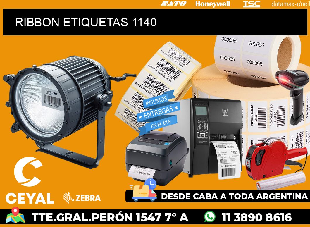 RIBBON ETIQUETAS 1140