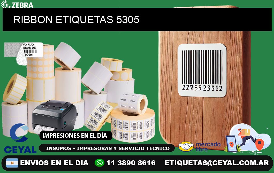 RIBBON ETIQUETAS 5305