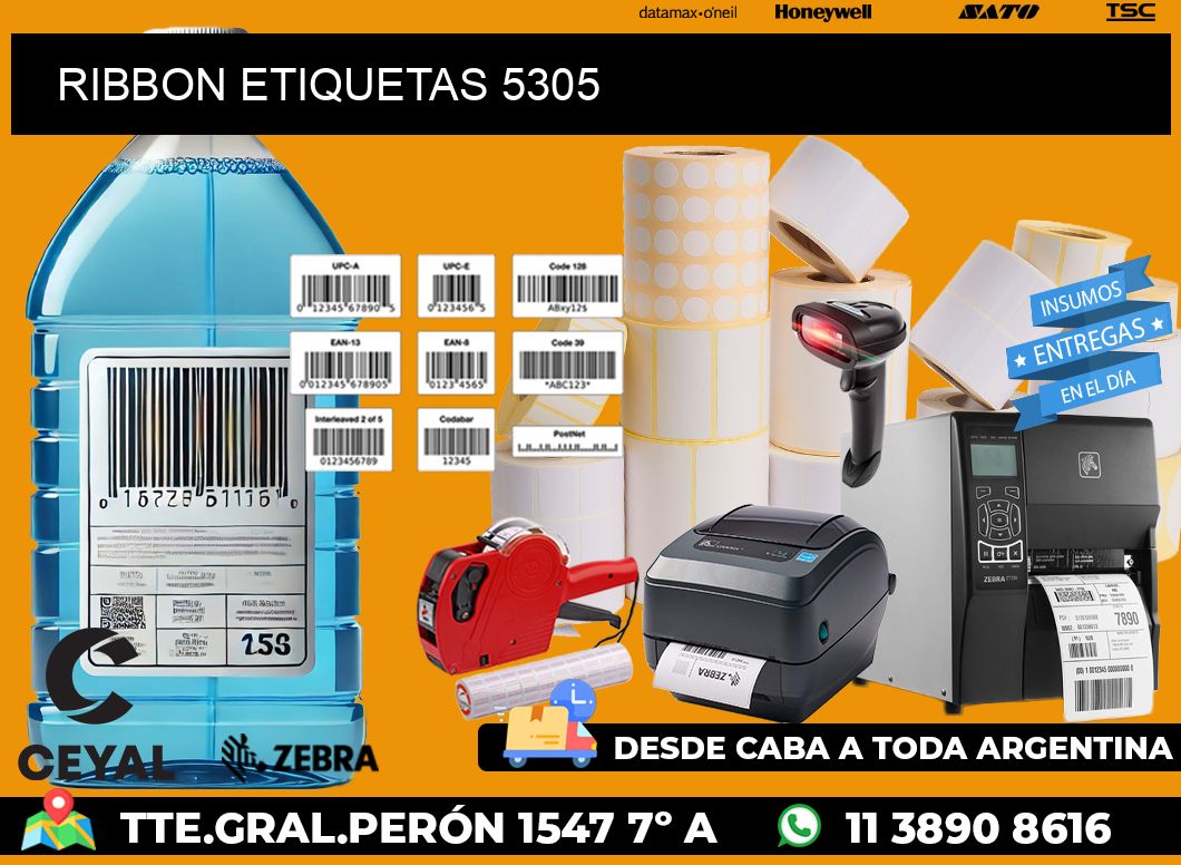 RIBBON ETIQUETAS 5305