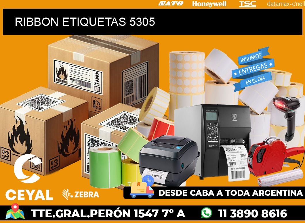 RIBBON ETIQUETAS 5305