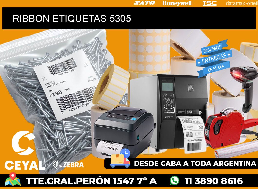 RIBBON ETIQUETAS 5305