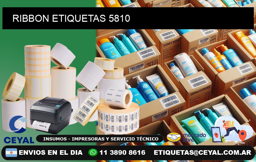 RIBBON ETIQUETAS 5810