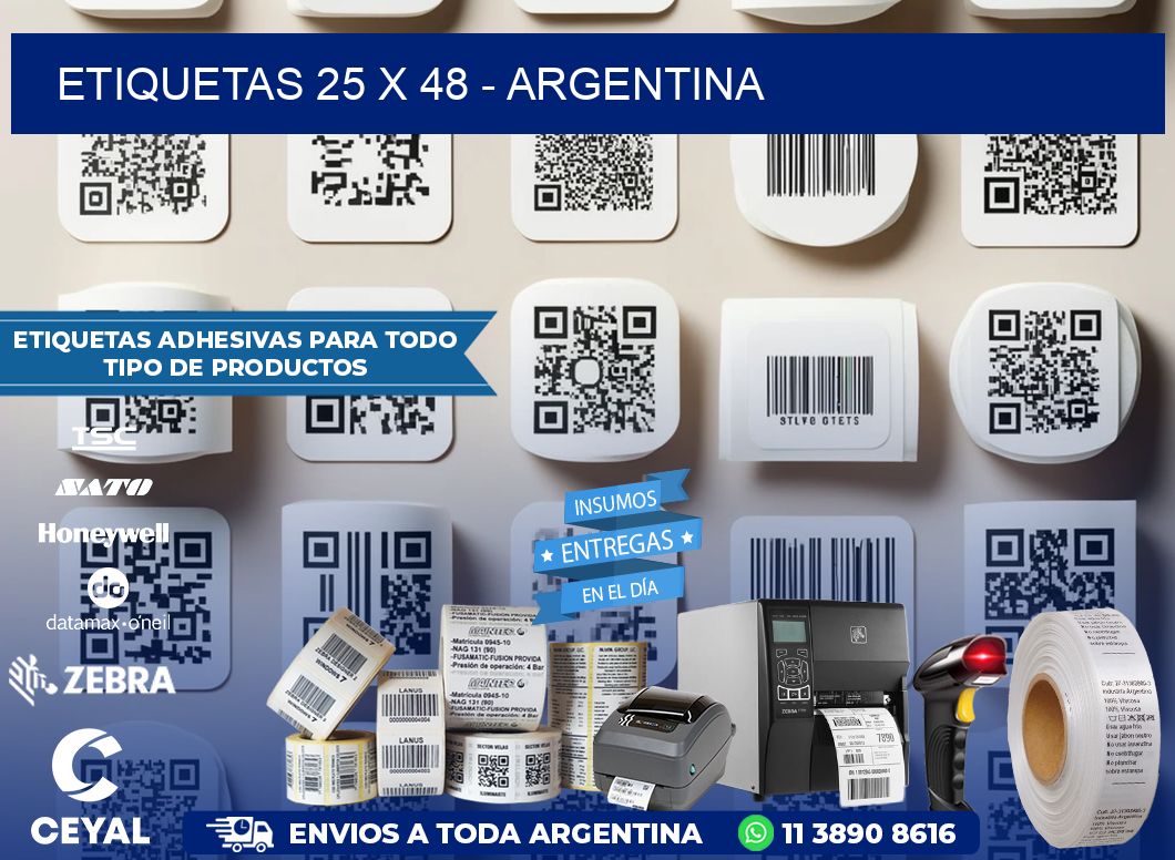 ETIQUETAS 25 x 48 – ARGENTINA