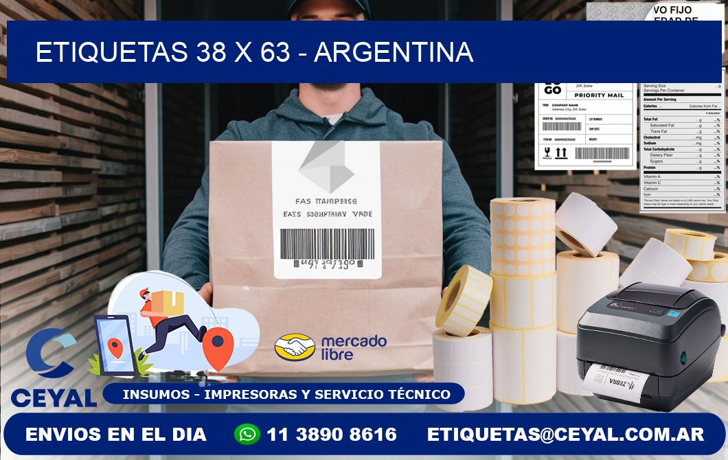 ETIQUETAS 38 x 63 - ARGENTINA