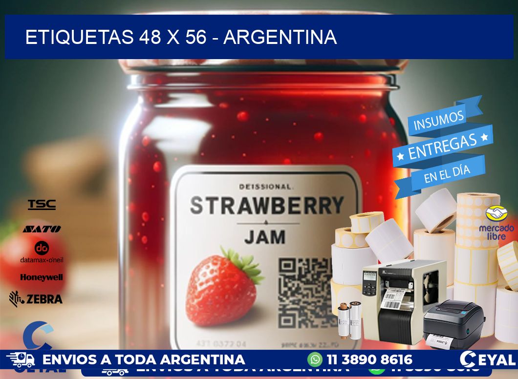 ETIQUETAS 48 x 56 - ARGENTINA