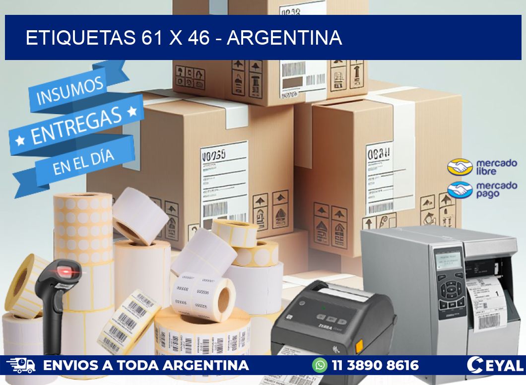 ETIQUETAS 61 x 46 - ARGENTINA