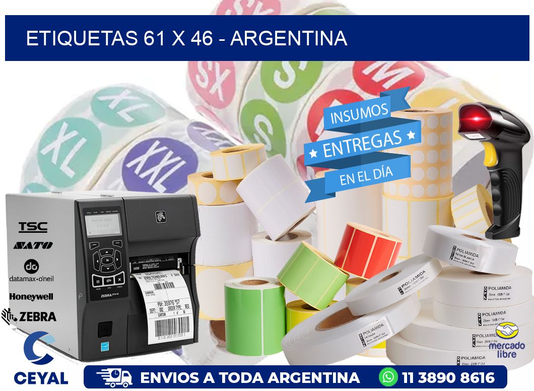 ETIQUETAS 61 x 46 - ARGENTINA