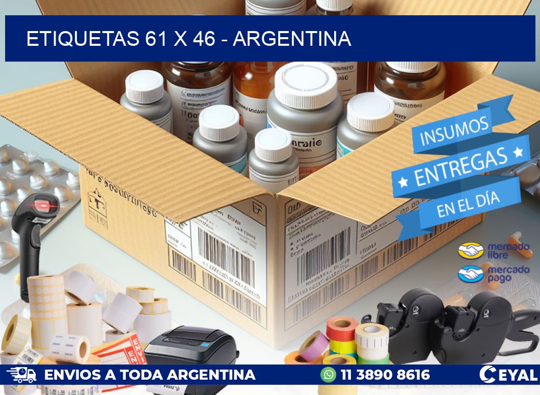 ETIQUETAS 61 x 46 - ARGENTINA