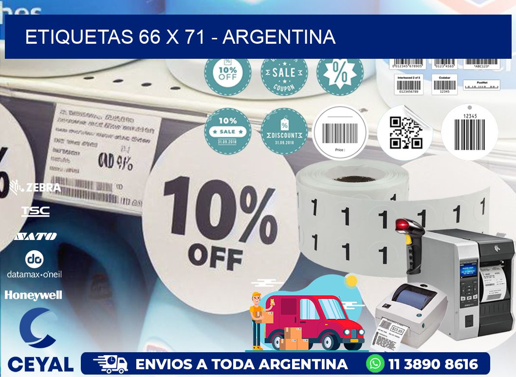 ETIQUETAS 66 x 71 - ARGENTINA