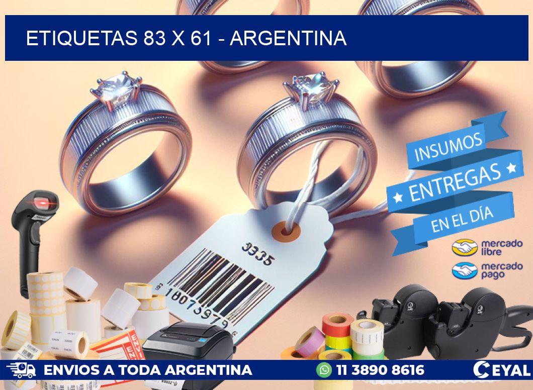 ETIQUETAS 83 x 61 - ARGENTINA