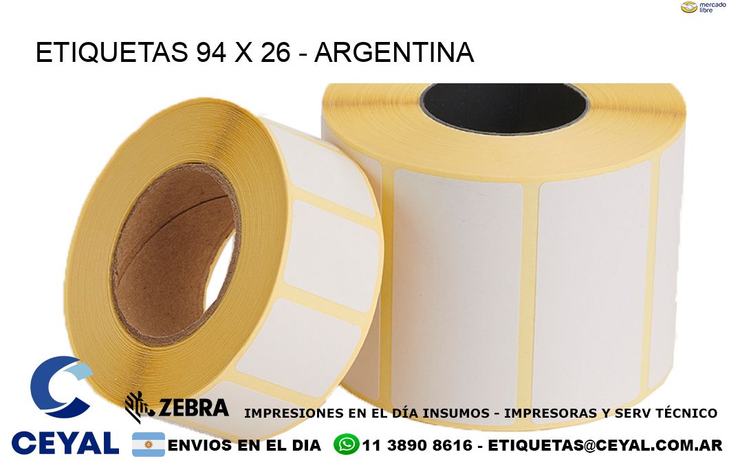 ETIQUETAS 94 x 26 – ARGENTINA