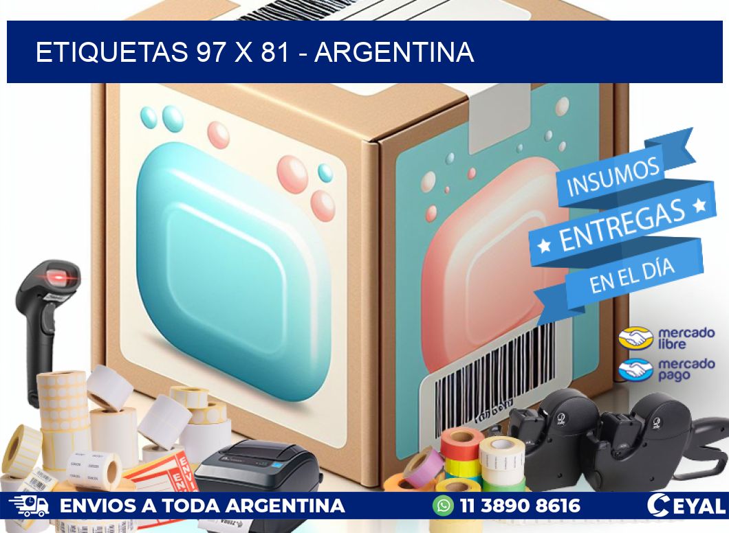ETIQUETAS 97 x 81 - ARGENTINA