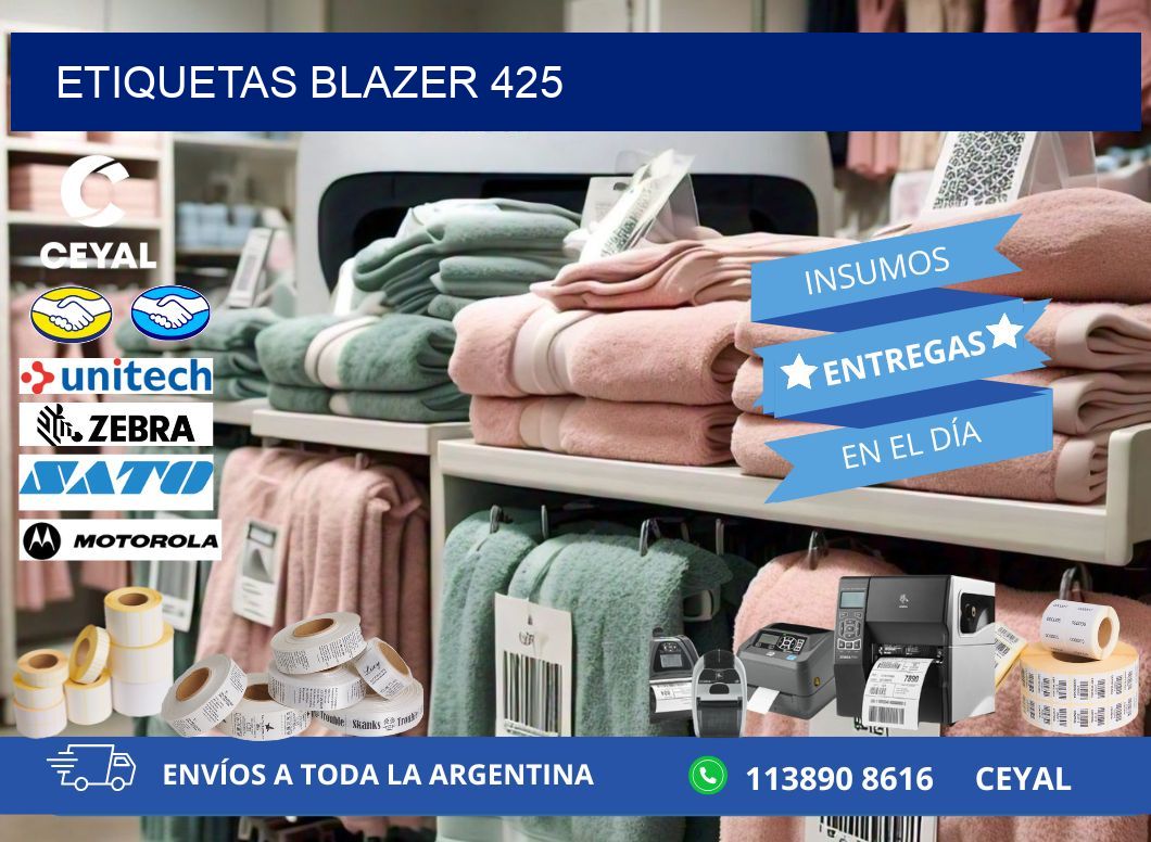 ETIQUETAS BLAZER 425