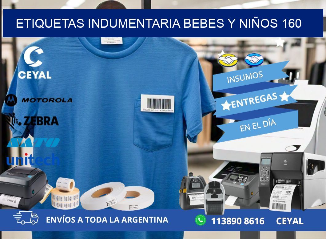 ETIQUETAS INDUMENTARIA BEBES Y NIÑOS 160