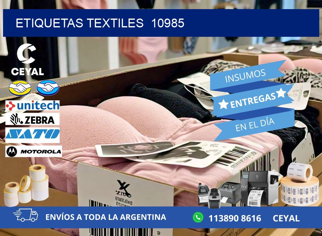 ETIQUETAS TEXTILES  10985