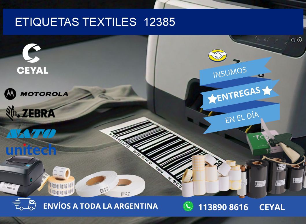 ETIQUETAS TEXTILES 12385