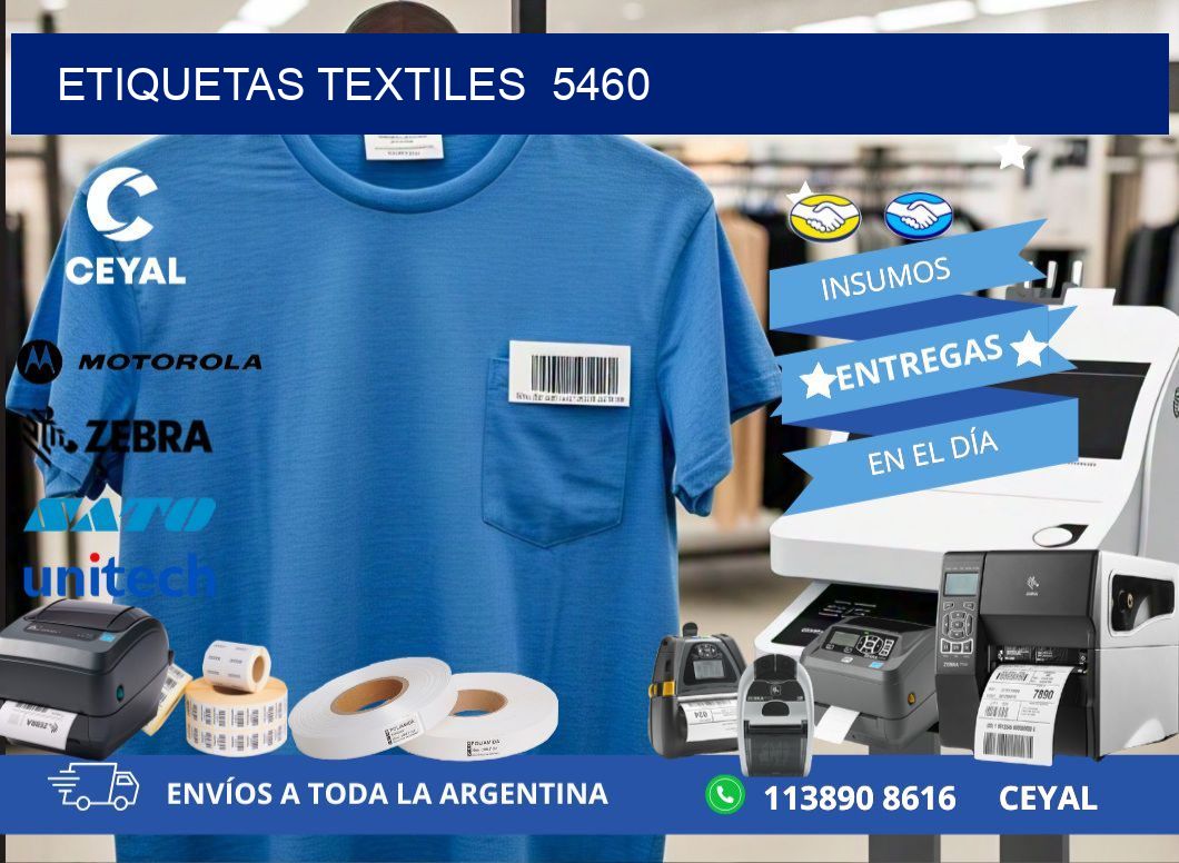 ETIQUETAS TEXTILES 5460