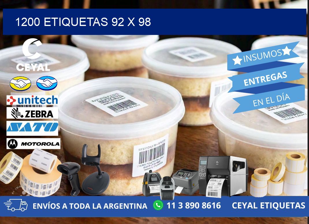 1200 ETIQUETAS 92 x 98