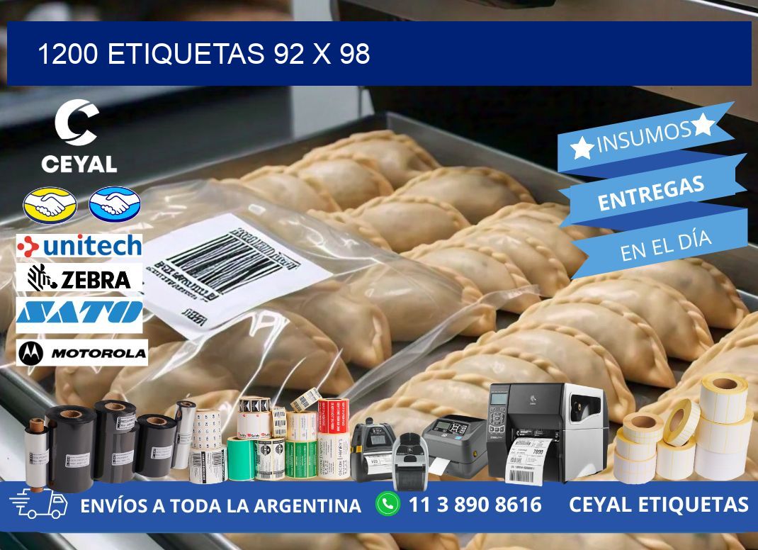 1200 ETIQUETAS 92 x 98