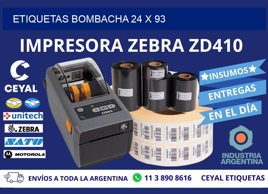 ETIQUETAS BOMBACHA 24 x 93