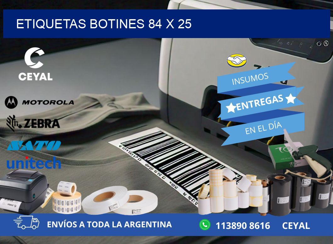 ETIQUETAS BOTINES 84 x 25