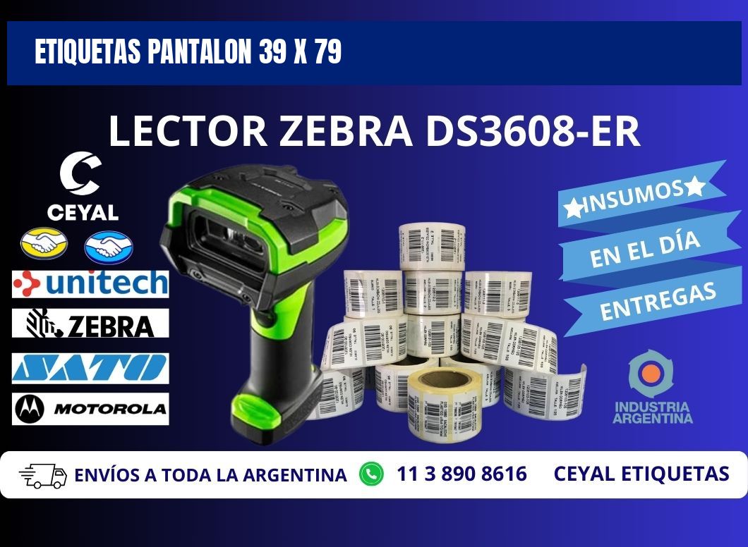 ETIQUETAS PANTALON 39 x 79