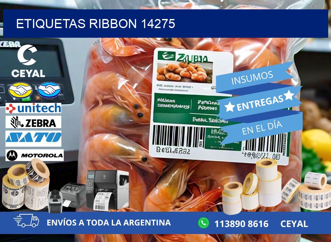 ETIQUETAS RIBBON 14275