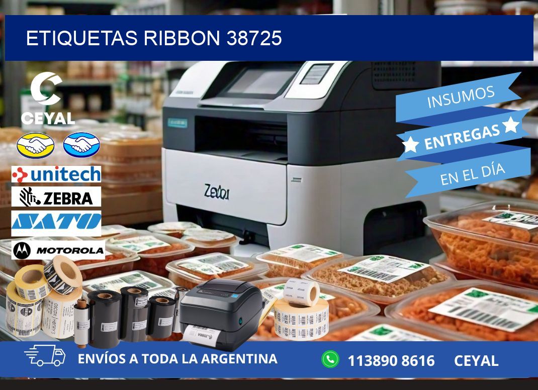ETIQUETAS RIBBON 38725