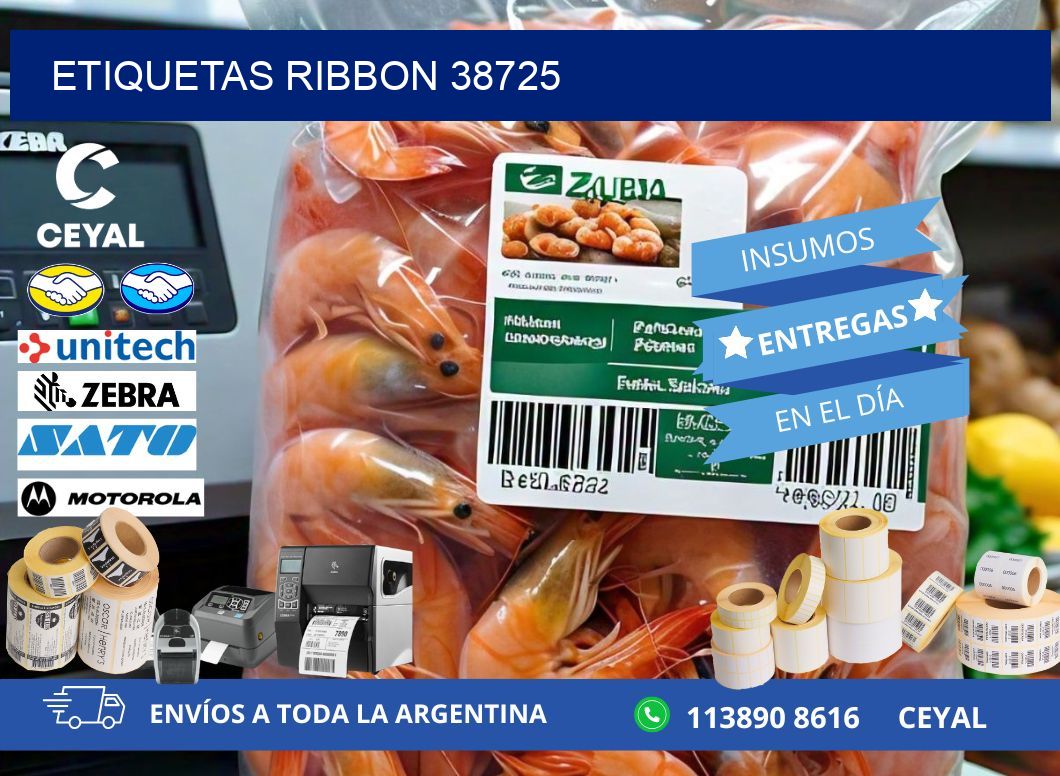 ETIQUETAS RIBBON 38725