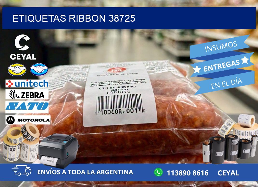 ETIQUETAS RIBBON 38725